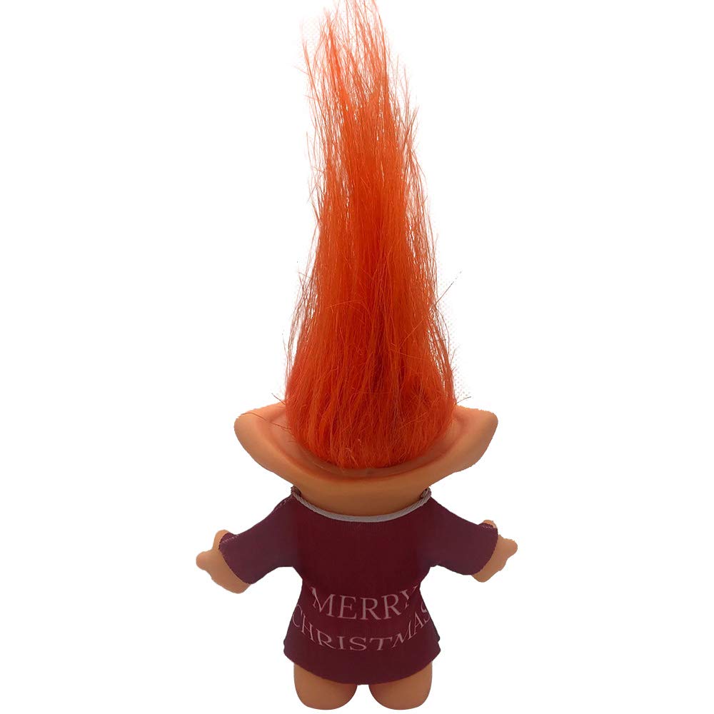 Vintage Troll Dolls, Troll Dolls Chromatic Adorable for Collections, School Project, Arts and Crafts, Party Favors- 7.5 Tall(Include The Length of Hair (Blue)