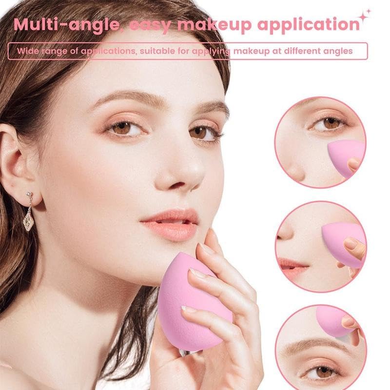 Pink Makeup Brushes Set Professional 66Pcs with Case Premium Synthetic for Foundation Concealer Blush Eyeshadow Powder Contour Makeup Brush Kit Face Eye Make up Brushes & Tools