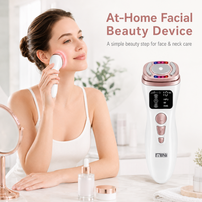3-in-1 Microcurrent Facial Beauty Device for Skin Lifting