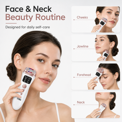 3-in-1 Microcurrent Facial Beauty Device for Skin Lifting