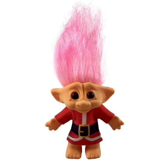 Vintage Troll Dolls, Troll Dolls Chromatic Adorable for Collections, School Project, Arts and Crafts, Party Favors- 7.5 Tall(Include The Length of Hair (Blue)