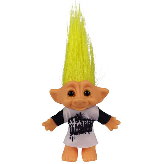 Vintage Troll Dolls Adorable for Collections, School Project, Arts and Crafts, Party Favors - 7.5 Tall Red(Include The Length of Hair)