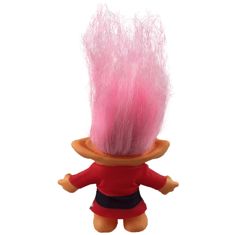 Vintage Troll Dolls, Troll Dolls Chromatic Adorable for Collections, School Project, Arts and Crafts, Party Favors- 7.5 Tall(Include The Length of Hair (Blue)