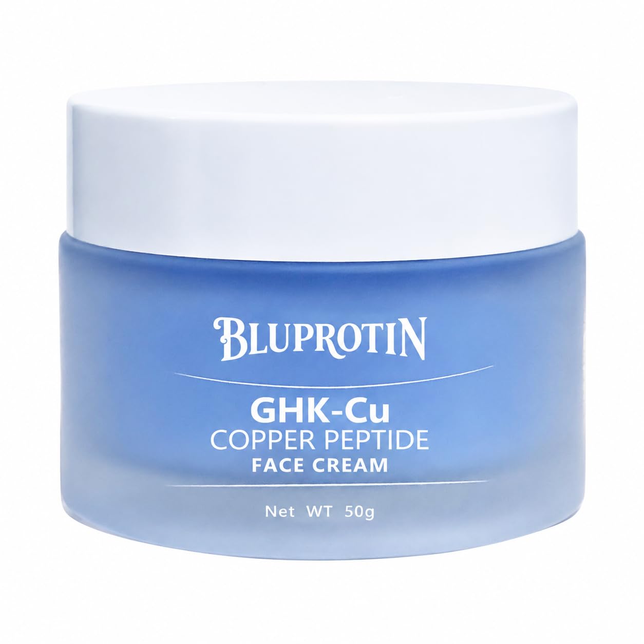 BLUPROTIN Copper Peptide Face Cream Firms Skin GHK-Cu Peptide cream 50g | Anti-Aging and Firms Skin GHK-Cu Peptide locks in moisture and repairs skin imperfections