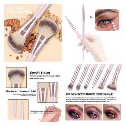Pink Makeup Brushes Set Professional 66Pcs with Case Premium Synthetic for Foundation Concealer Blush Eyeshadow Powder Contour Makeup Brush Kit Face Eye Make up Brushes & Tools
