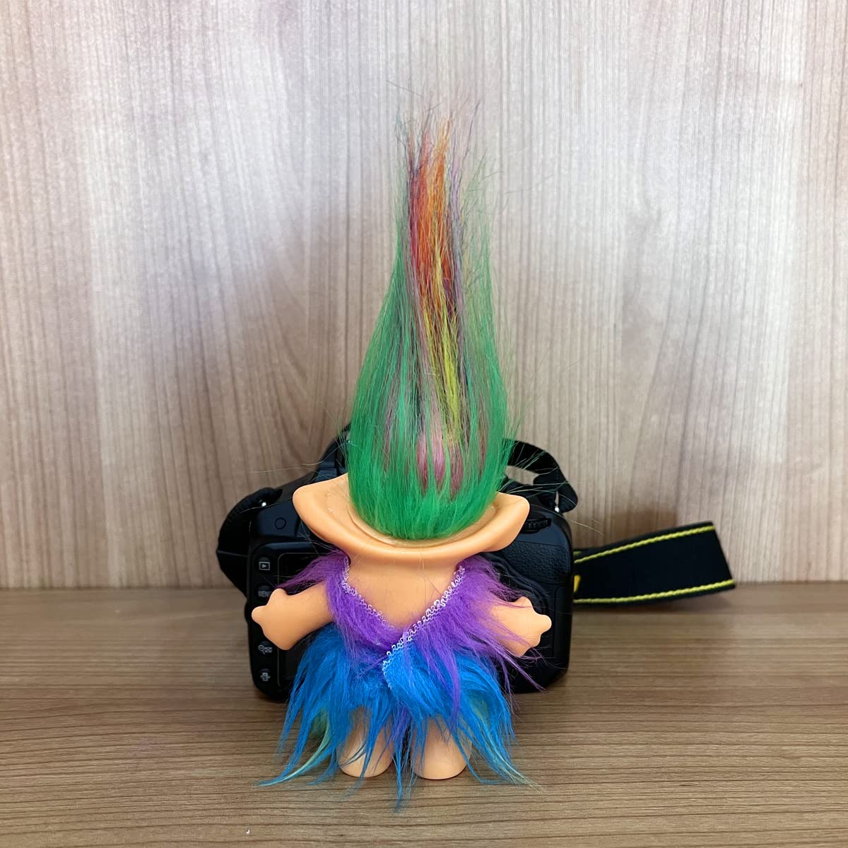 Retro Vintage Troll Dolls Chromatic Adorable for Collections, School Project, Arts and Crafts, Party Favors - 7.5" Tall (Include The Length of Hair)
