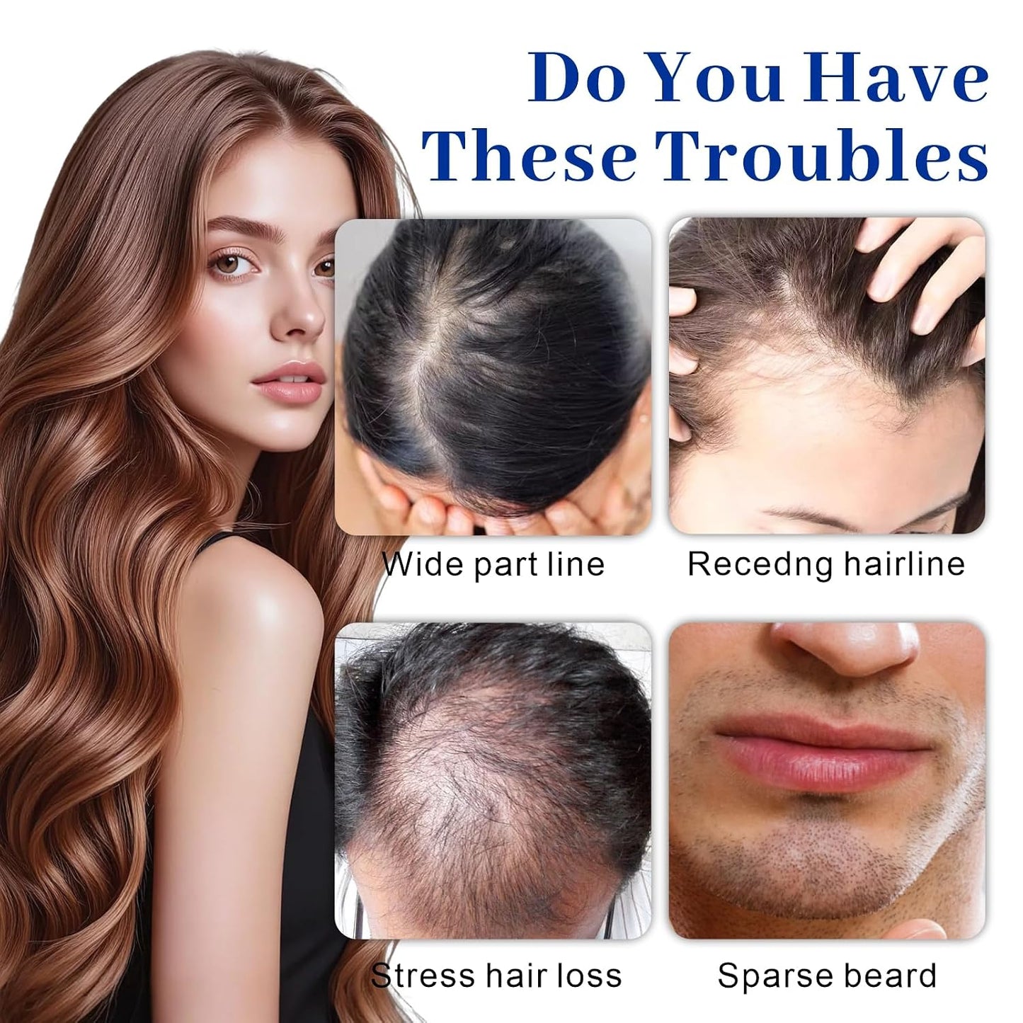 Copper Peptides Hair Growth Serum Women and Men for Thinning Hair | Promotes Fullness Reduces Shedding 30ml / 1fl oz